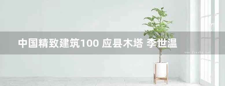 中国精致建筑100 应县木塔 李世温 李庆玲